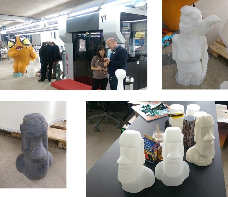 Super-sized wide-format 3D Printing