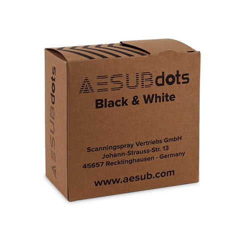 AESUB Black&White 3D Scan Marker Dots for Structure-Light 3D Scanners