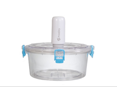 PrintDry Vacuum Sealed Filament Container: Package of 5 with Electric Pump