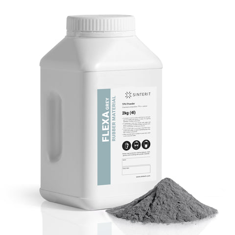 SLS Powder – TPU FLEXA GREY (2kg)