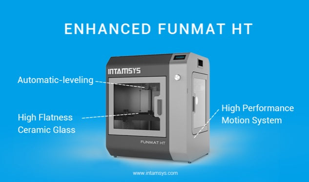 Intamsys Funmat HT 3D printer for ABS, Peek, Ultem, PEI filament – Replik8